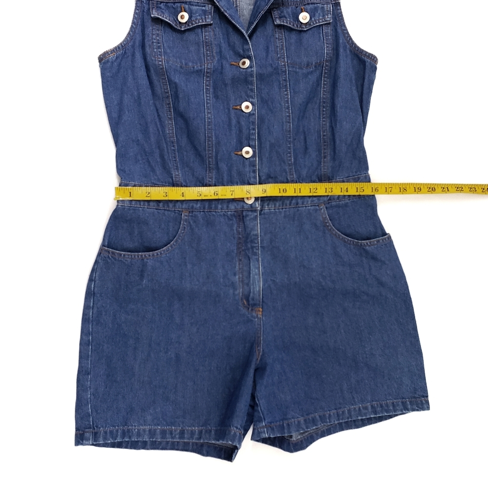 VS London Jean 10 Vintage Cotton Denim Romper F - Picture 9 of 9